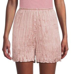 NWT Vince Light Rose Crushed Crinkle Satiny Shorts XL